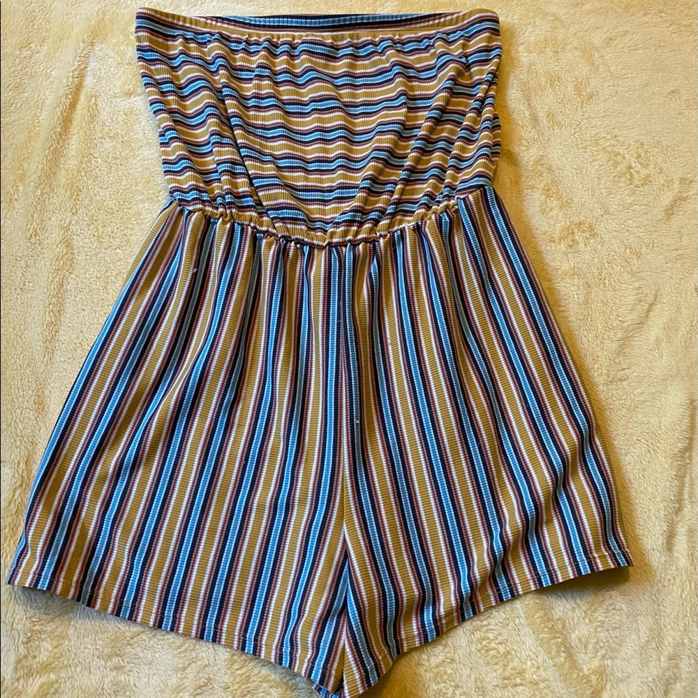 Strapless Romper